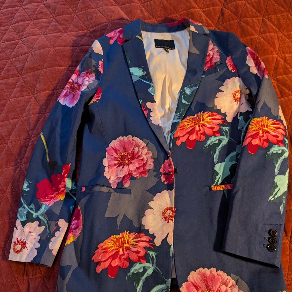 Floral Blazer